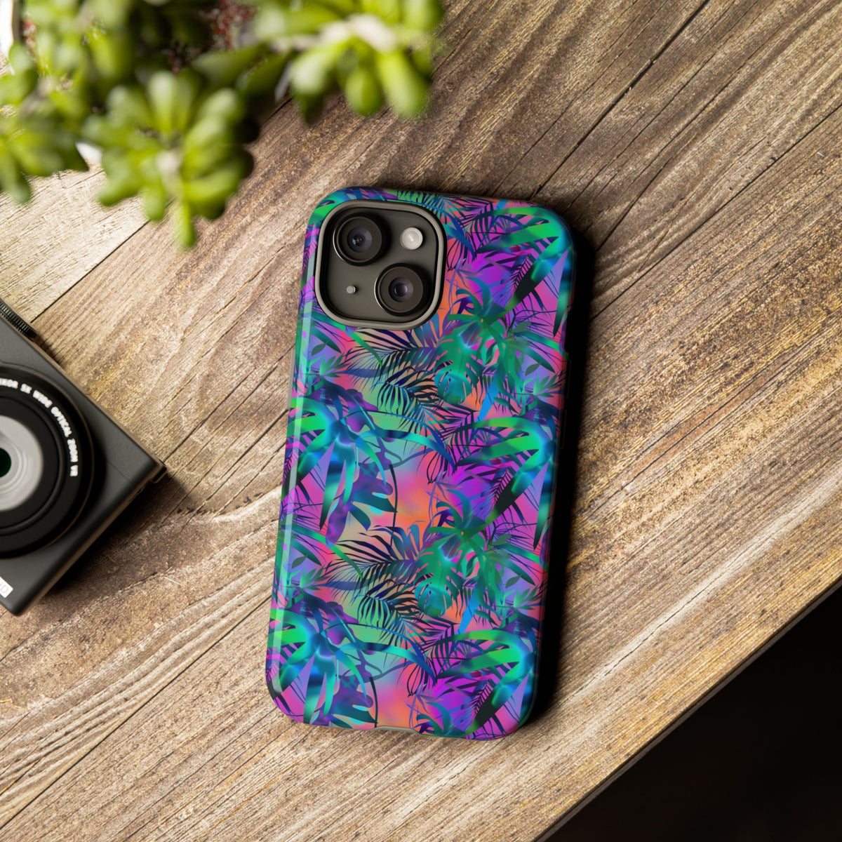 Jungle Pattern Phone Case – Exotic & Lush Design for Your Phone 325