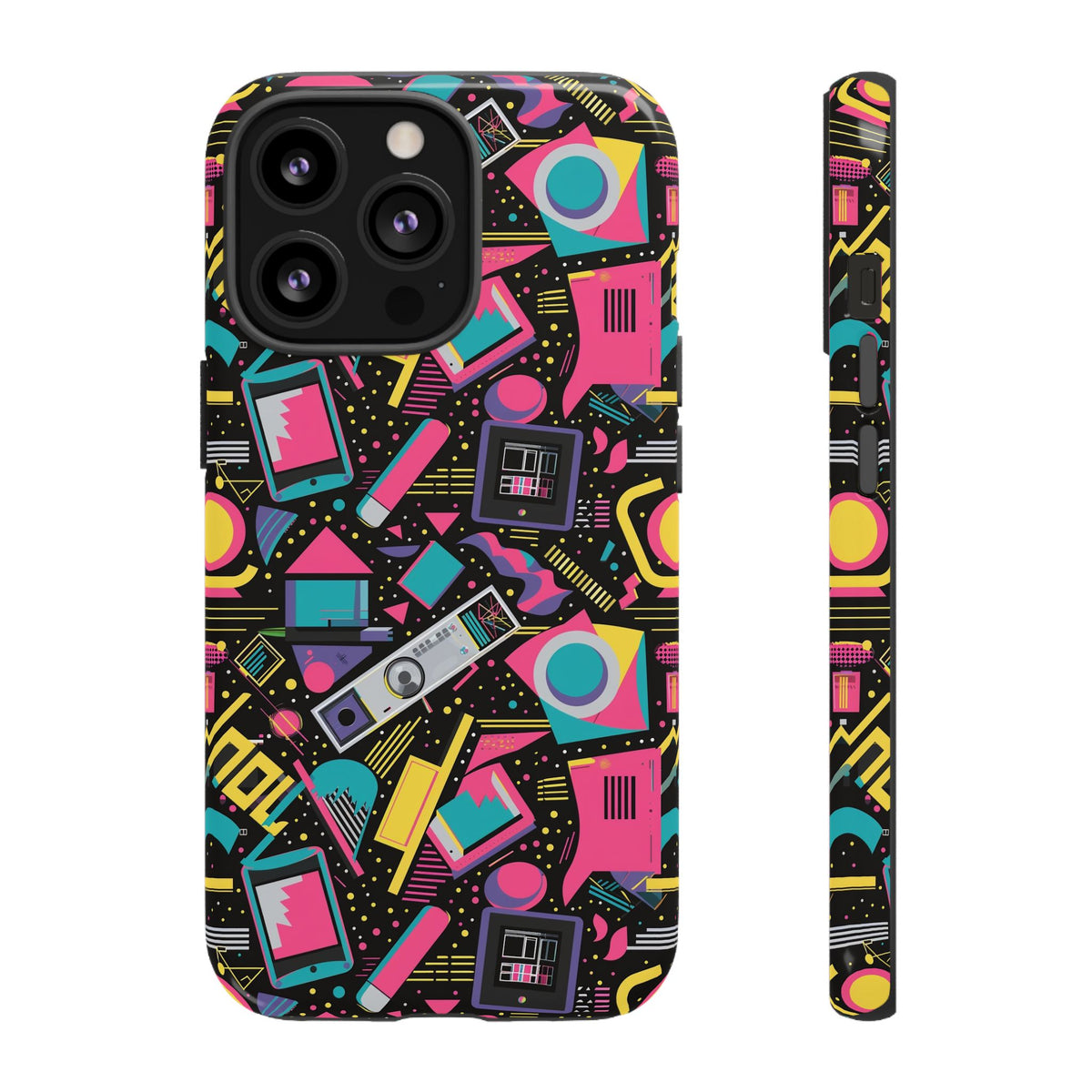 Retro 80s Seamless Phone Case – Vintage Style Meets Modern Protection 192