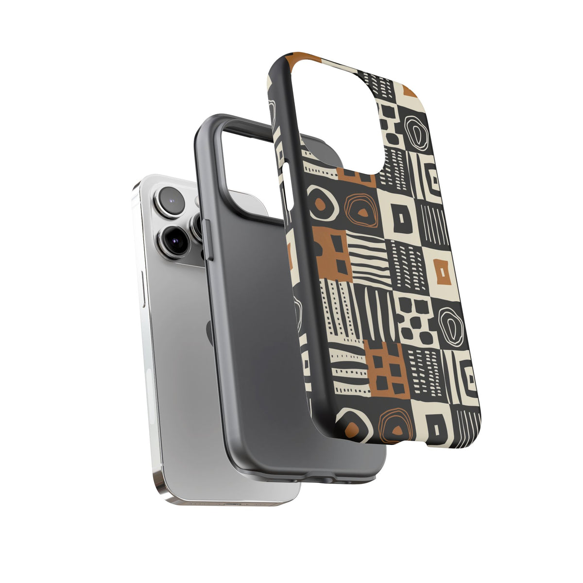 Stylish African Pattern Phone Case – Unique and Vibrant Protection 168