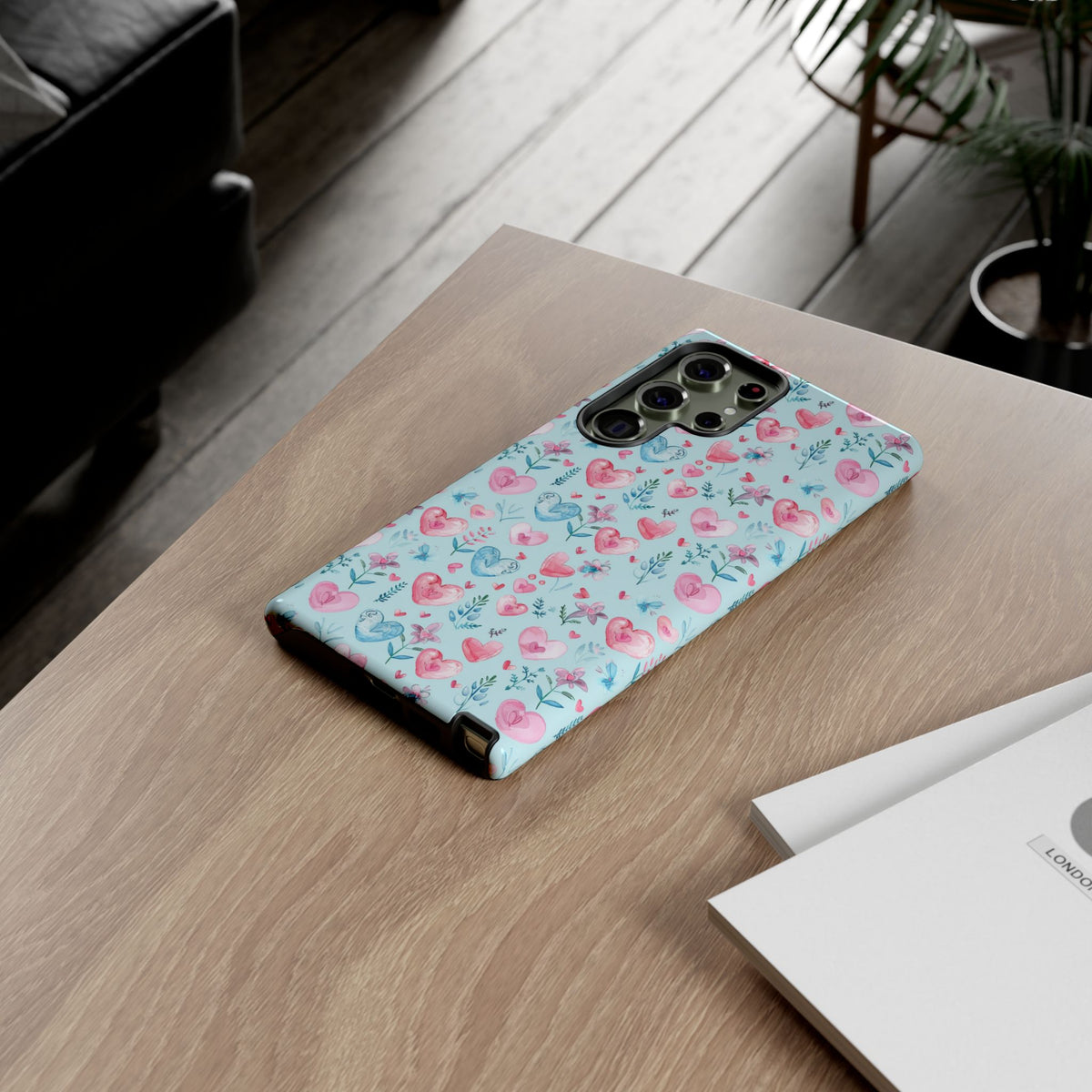 Heart Pattern Phone Case – Stylish & Loving Design for Your Device 228