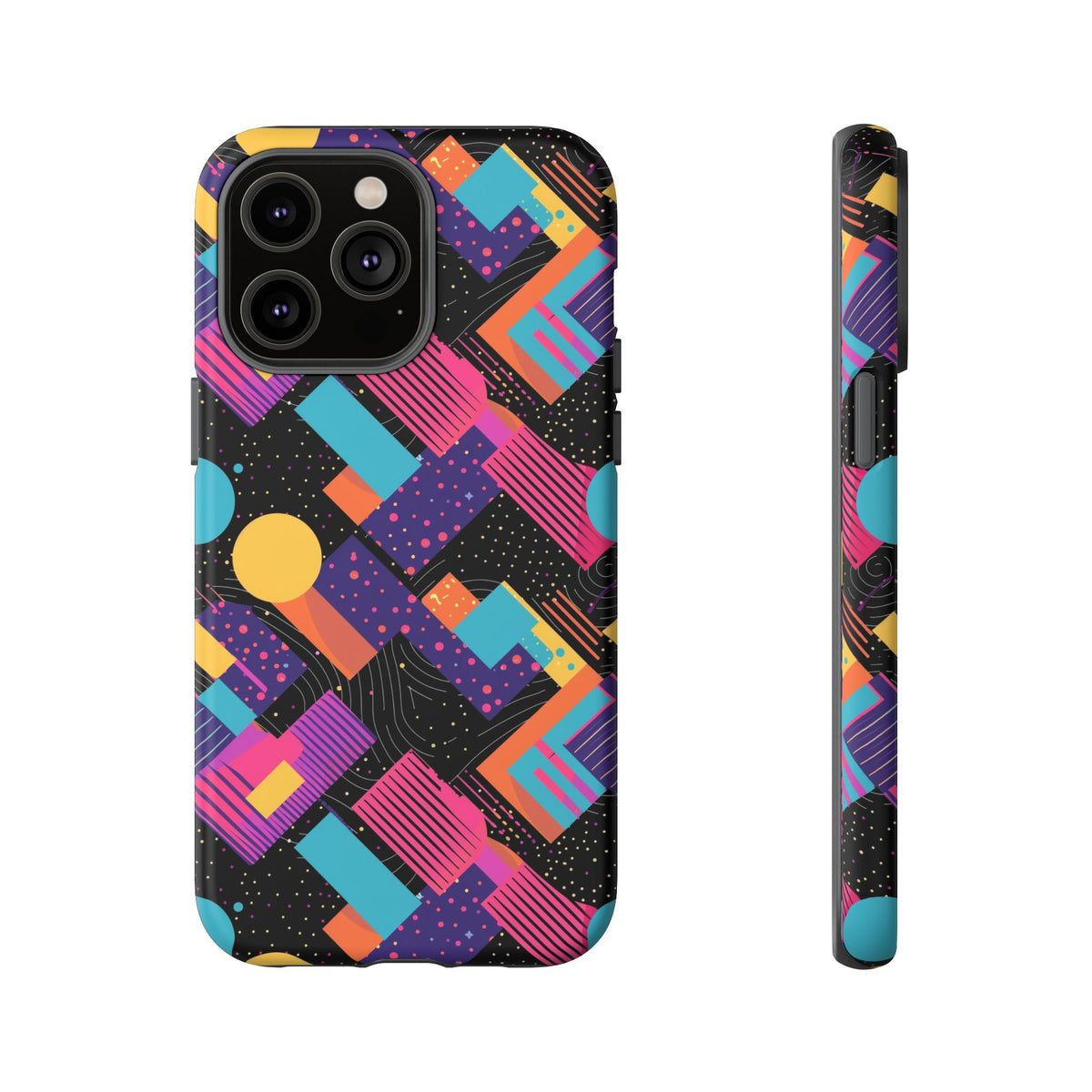 Retro 80s Seamless Phone Case – Vintage Style Meets Modern Protection 088