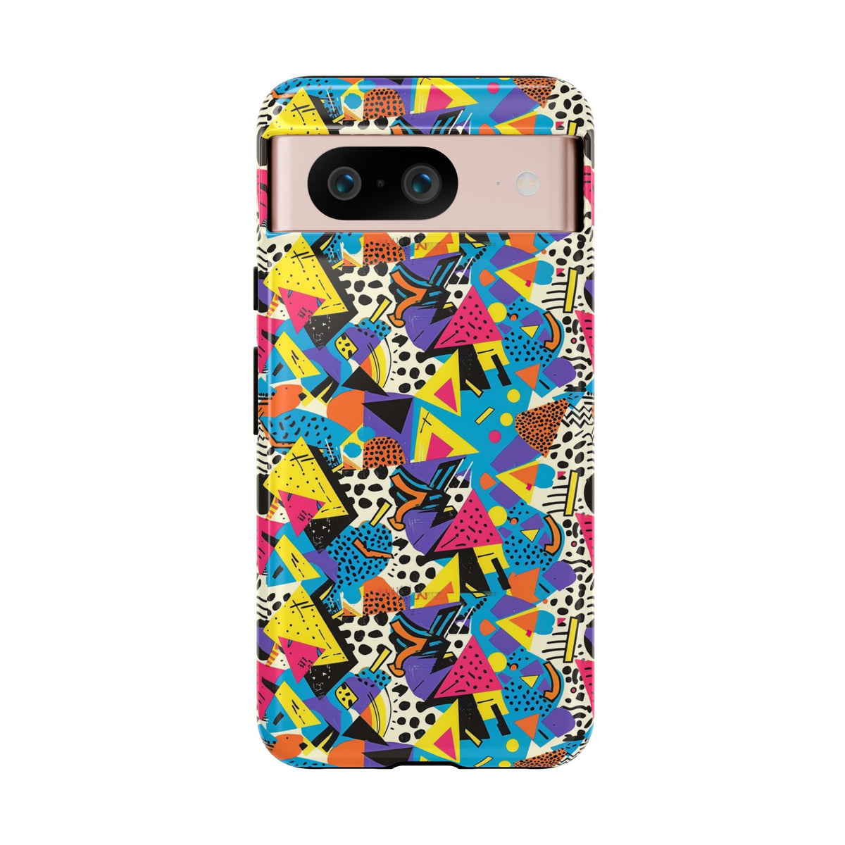 90s Themed Seamless Pattern Phone Case – Embrace Retro Style and Protection 231