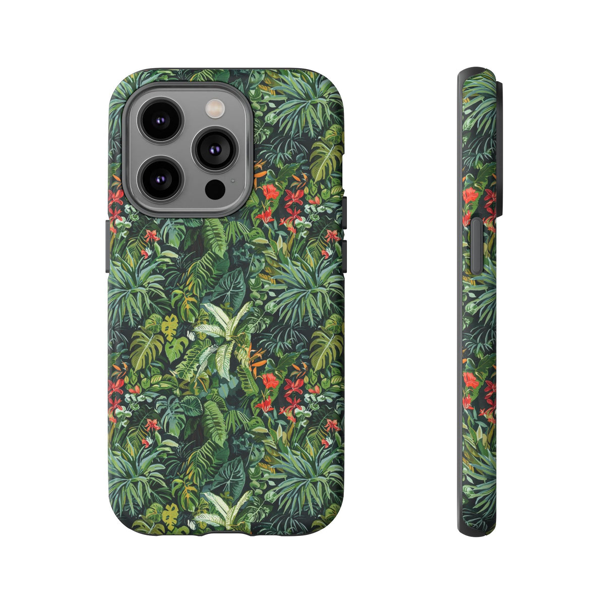 Jungle Pattern Phone Case – Exotic & Lush Design for Your Phone 323