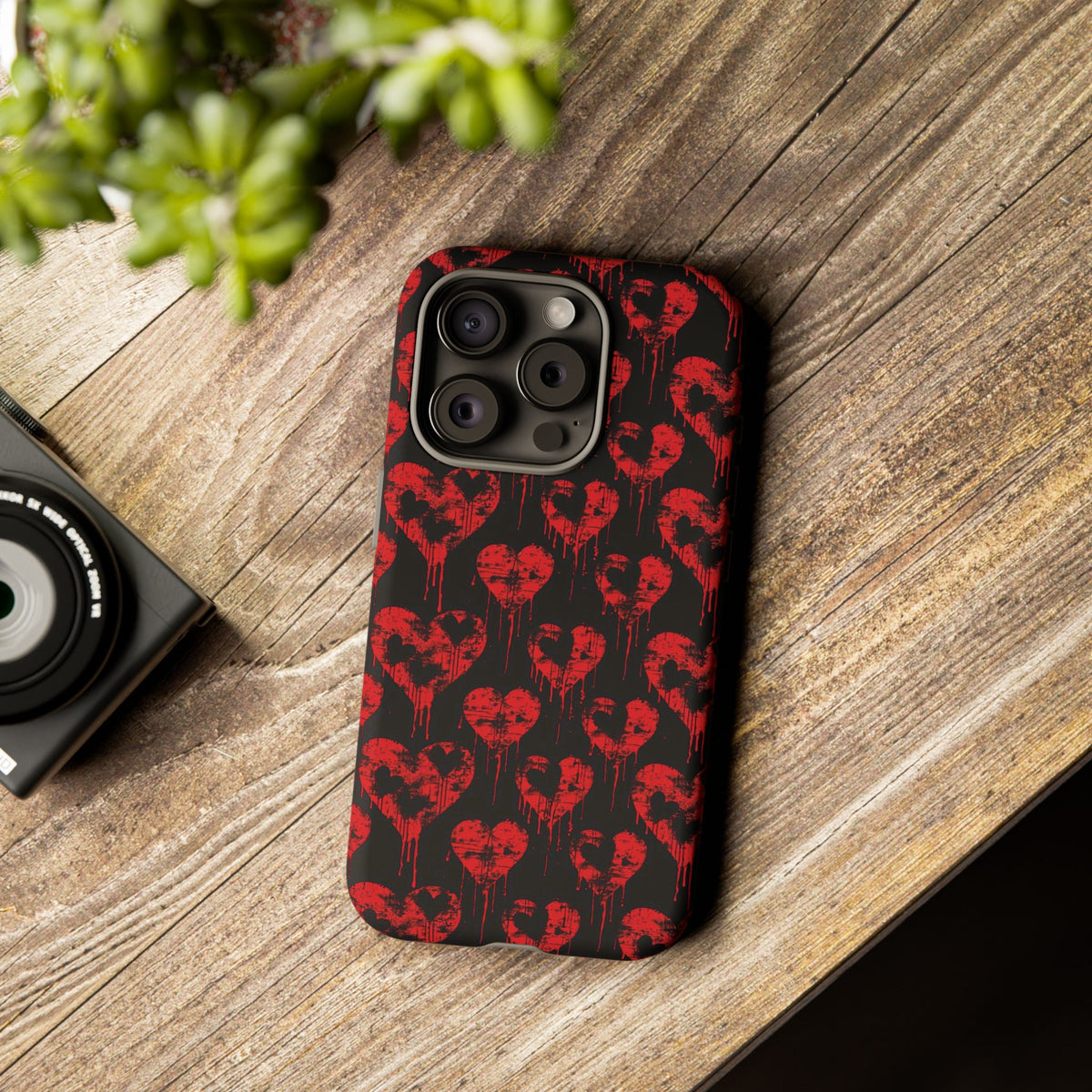 Heart Pattern Phone Case – Stylish & Loving Design for Your Device 367