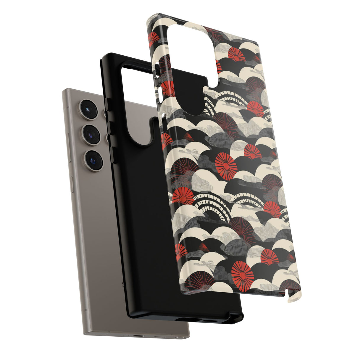 Japanese Pattern Phone Case – Elegant & Timeless Design for Your Phone 151