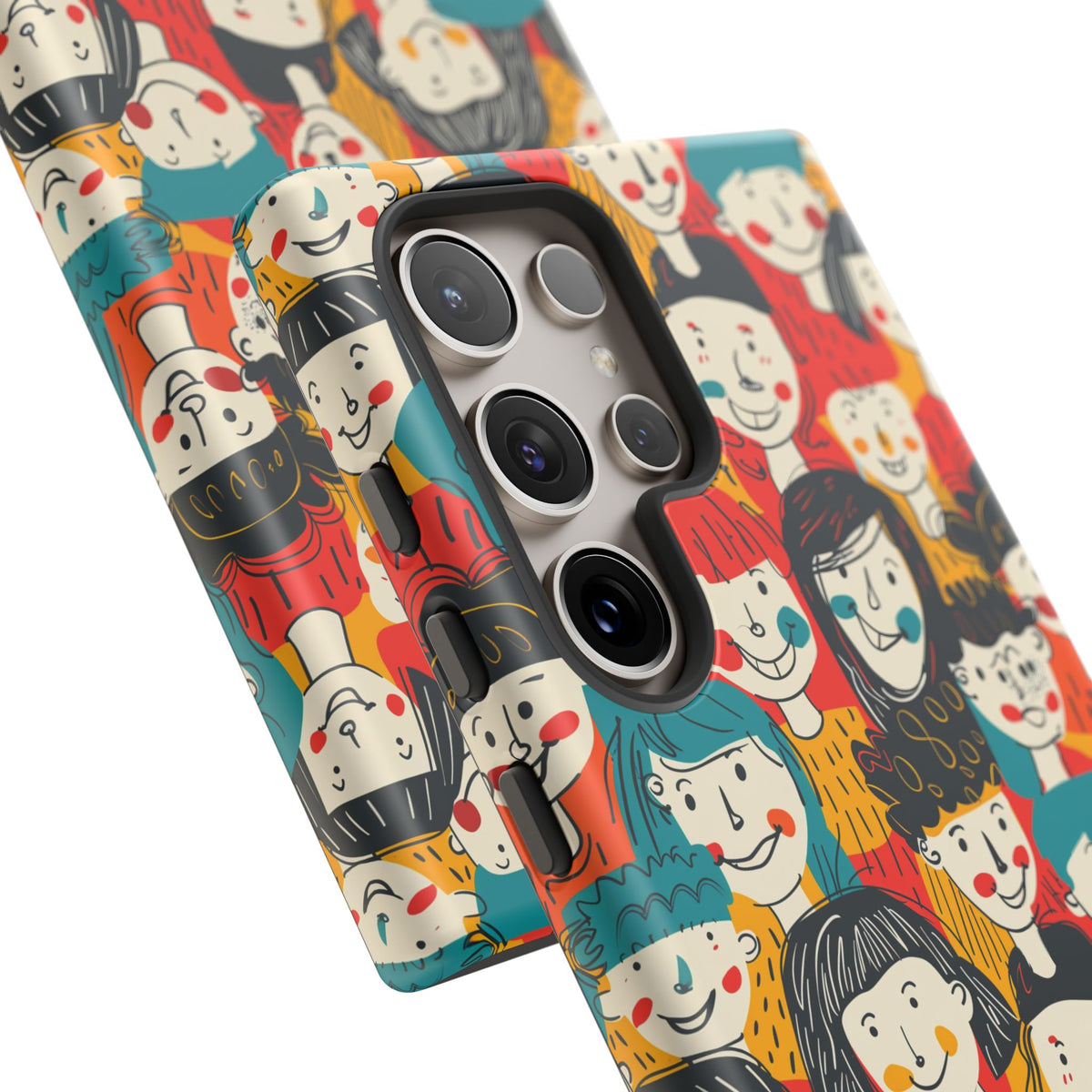 Happy Faces Phone Case – Joyful and Cheerful Design for a Bright Look 3