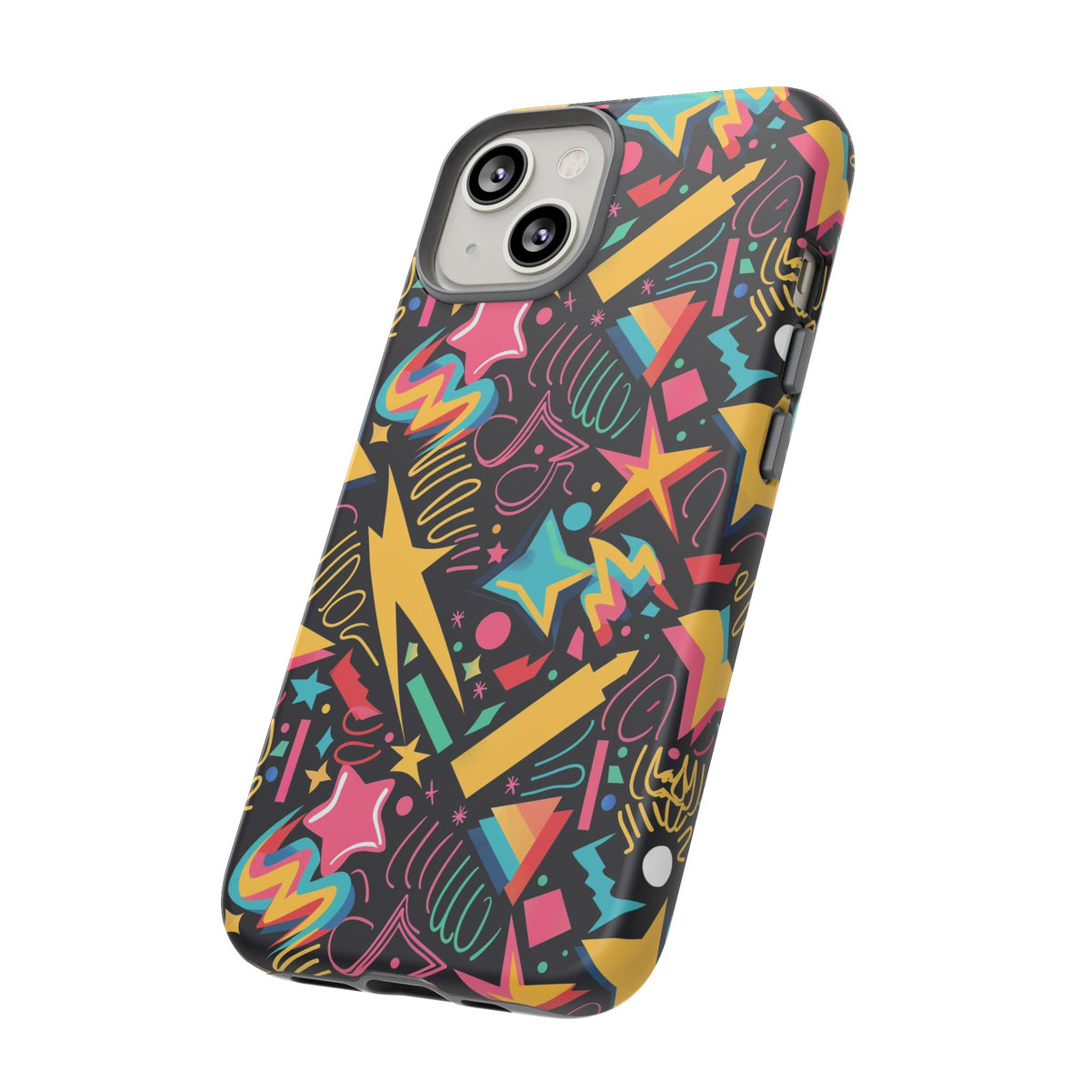 90s Themed Seamless Pattern Phone Case – Embrace Retro Style and Protection 232