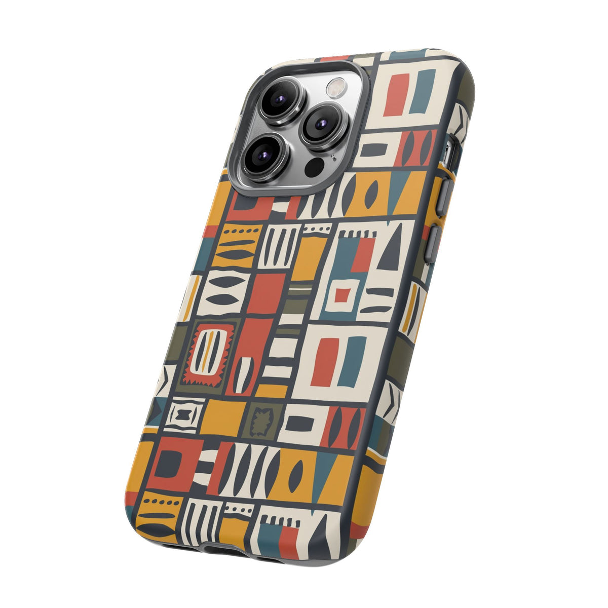 Stylish African Pattern Phone Case – Unique and Vibrant Protection 013