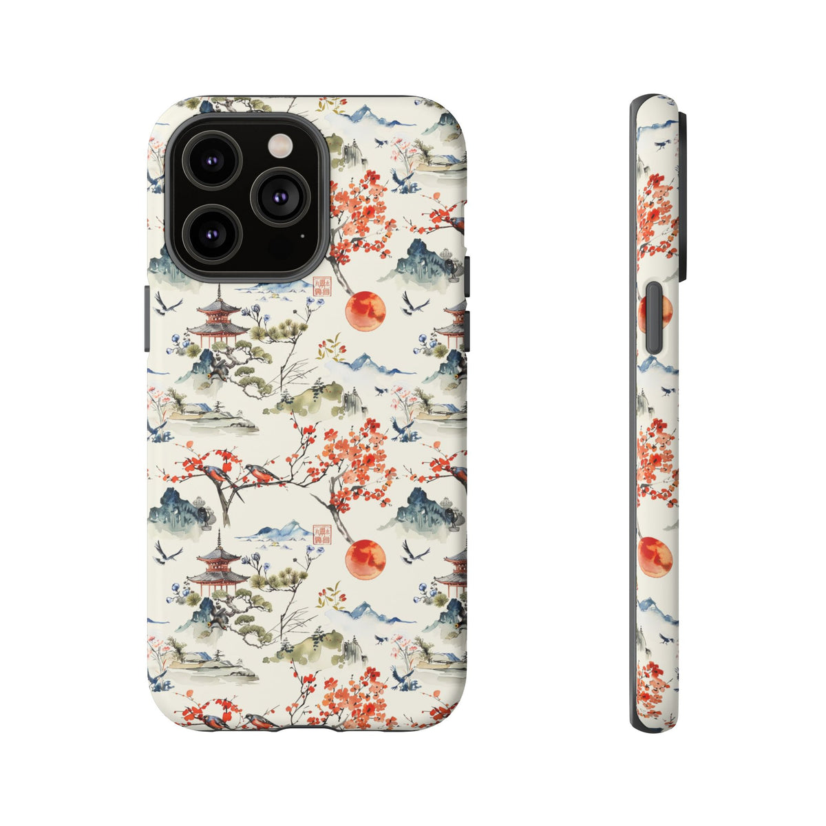 Japanese Pattern Phone Case – Elegant & Timeless Design for Your Phone 120