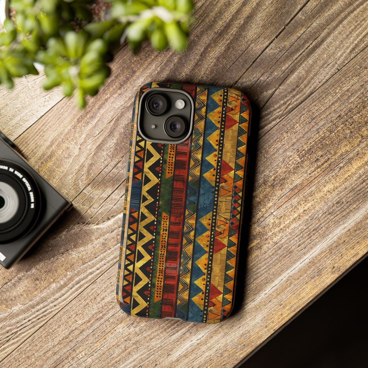 Stylish African Pattern Phone Case – Unique and Vibrant Protection 166