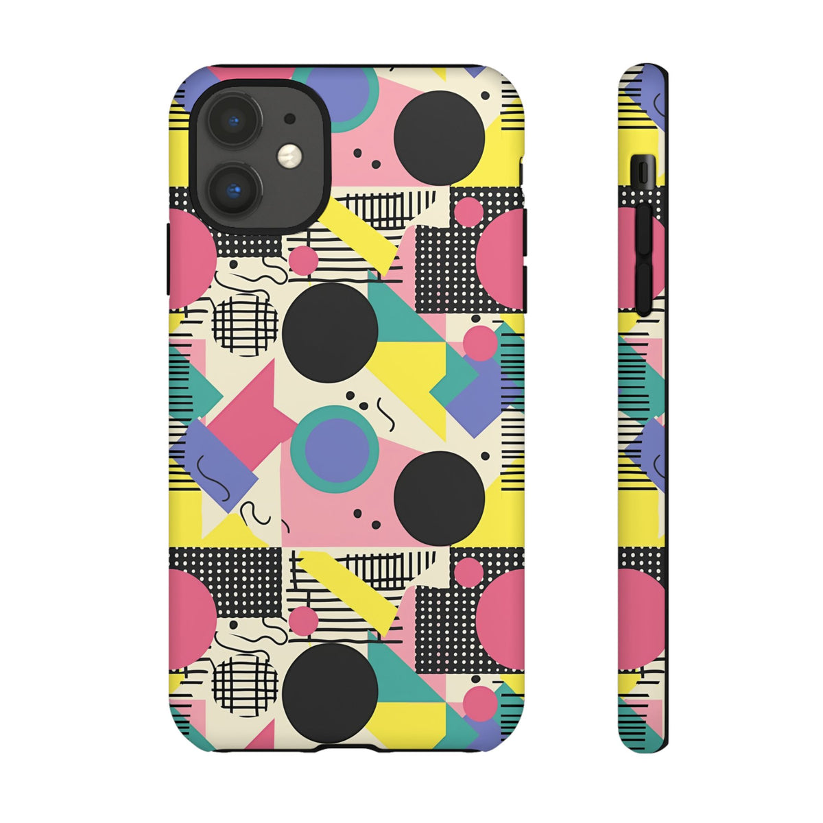 90s Themed Seamless Pattern Phone Case – Embrace Retro Style and Protection 228