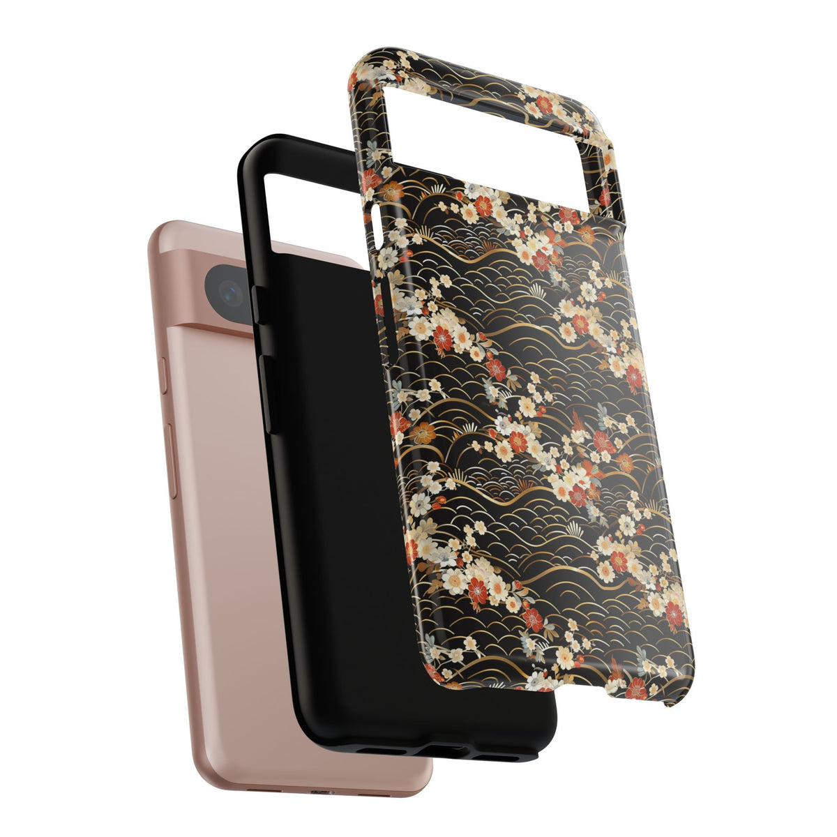 Japanese Pattern Phone Case – Elegant & Timeless Design for Your Phone 097