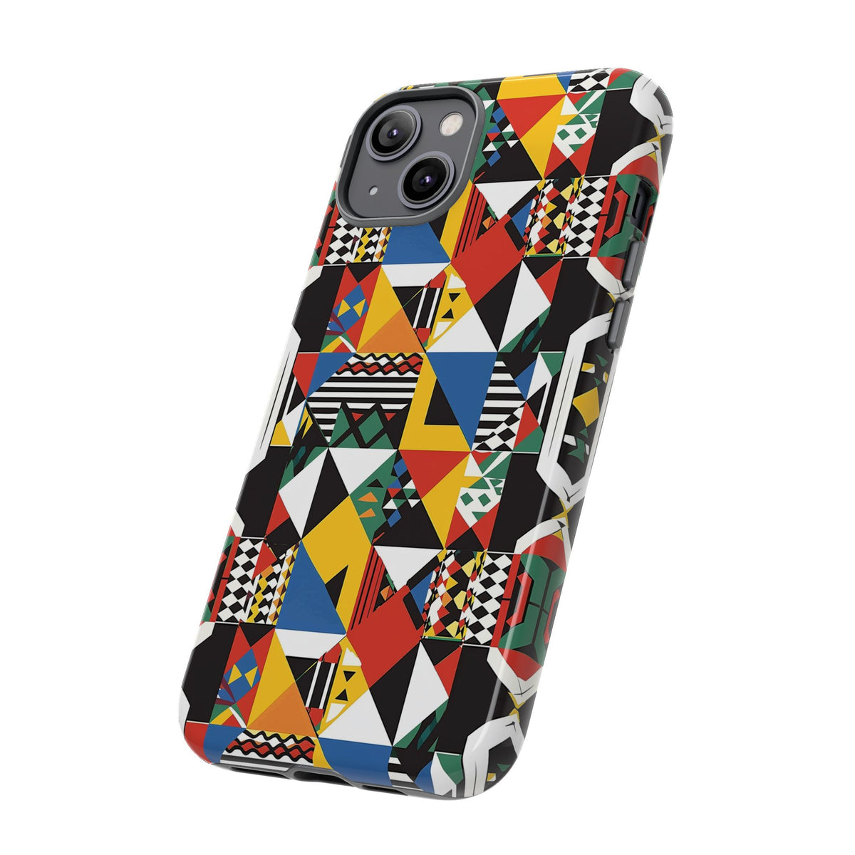 Stylish African Pattern Phone Case – Unique and Vibrant Protection 182