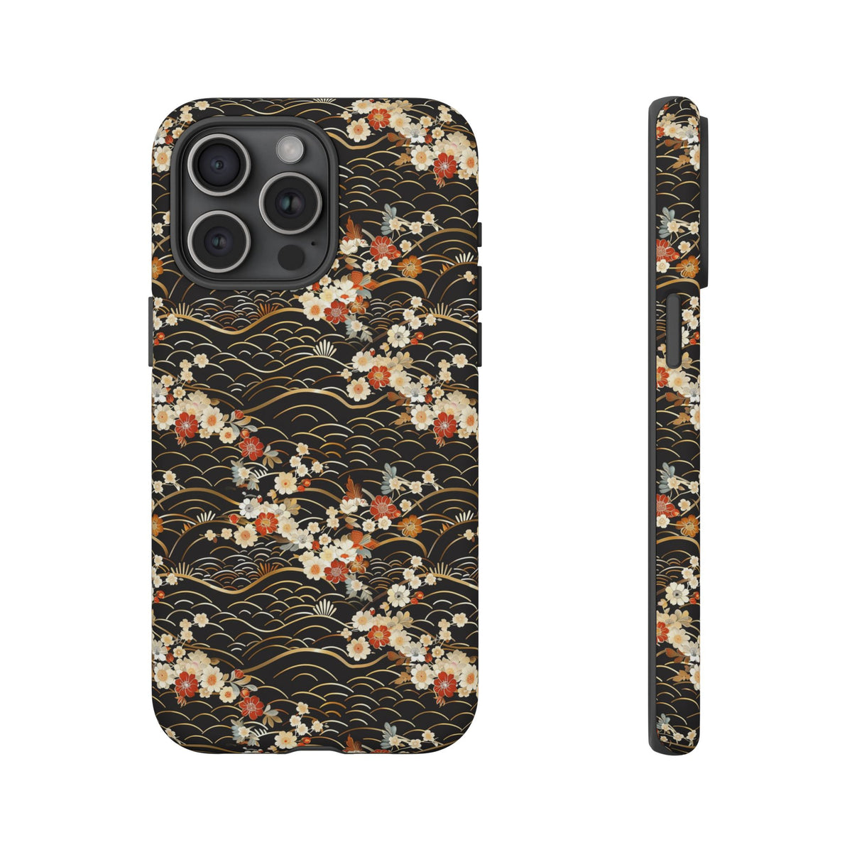 Japanese Pattern Phone Case – Elegant & Timeless Design for Your Phone 097