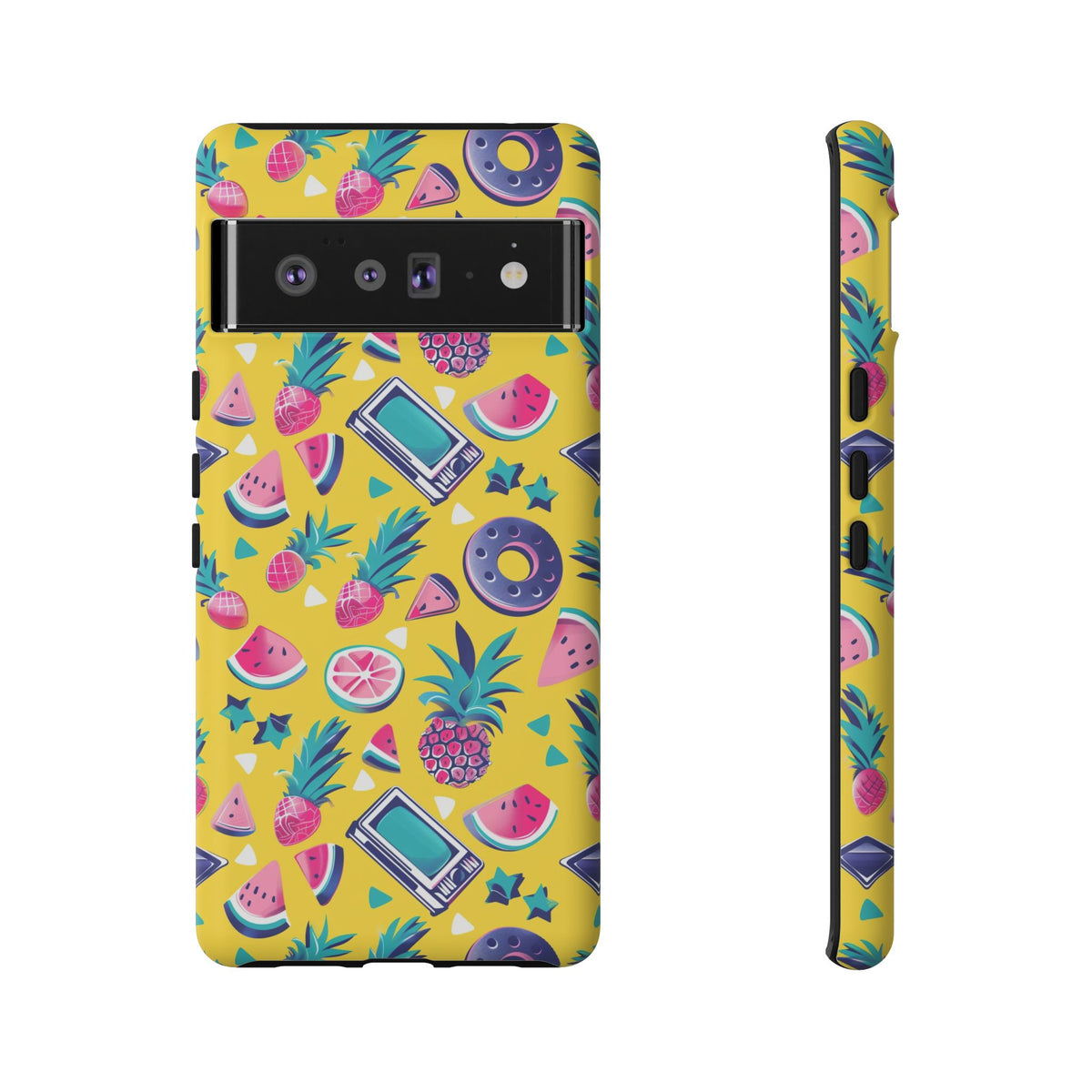 90s Themed Seamless Pattern Phone Case – Embrace Retro Style and Protection 255