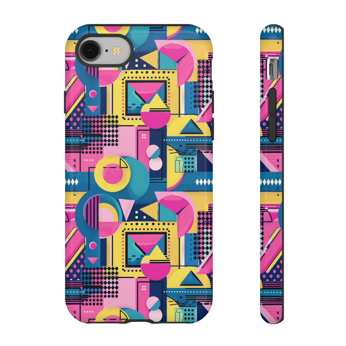 Retro 80s Seamless Phone Case – Vintage Style Meets Modern Protection 090