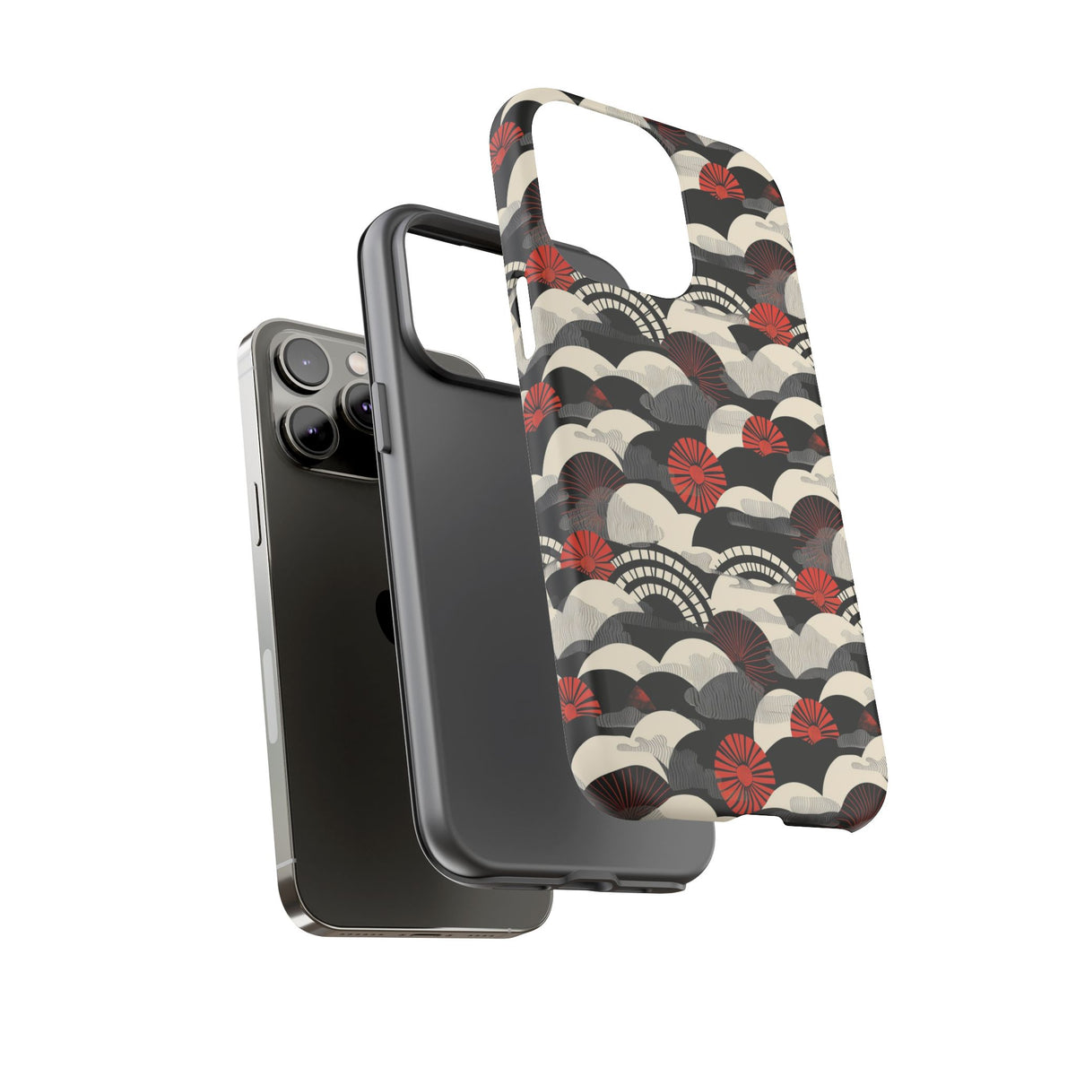 Japanese Pattern Phone Case – Elegant & Timeless Design for Your Phone 151