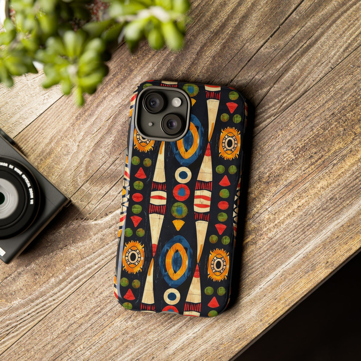 Stylish African Pattern Phone Case – Unique and Vibrant Protection 165