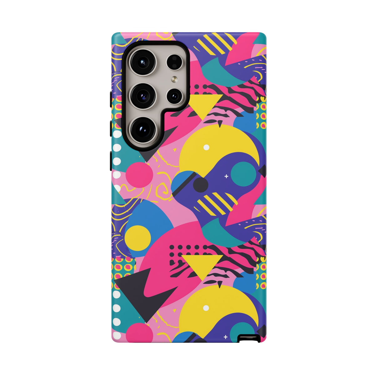 90s Themed Seamless Pattern Phone Case – Embrace Retro Style and Protection 283