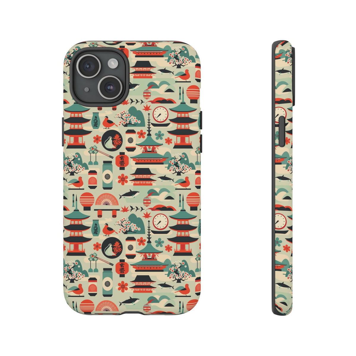 Japanese Pattern Phone Case – Elegant & Timeless Design for Your Phone 105