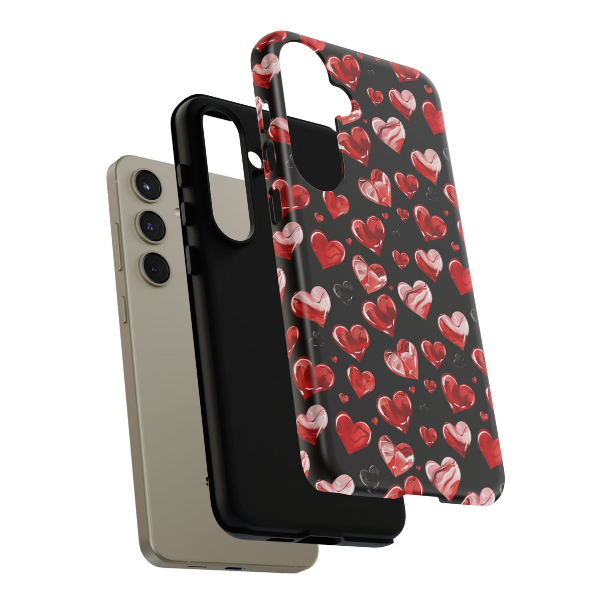 Heart Pattern Phone Case – Stylish & Loving Design for Your Device 365