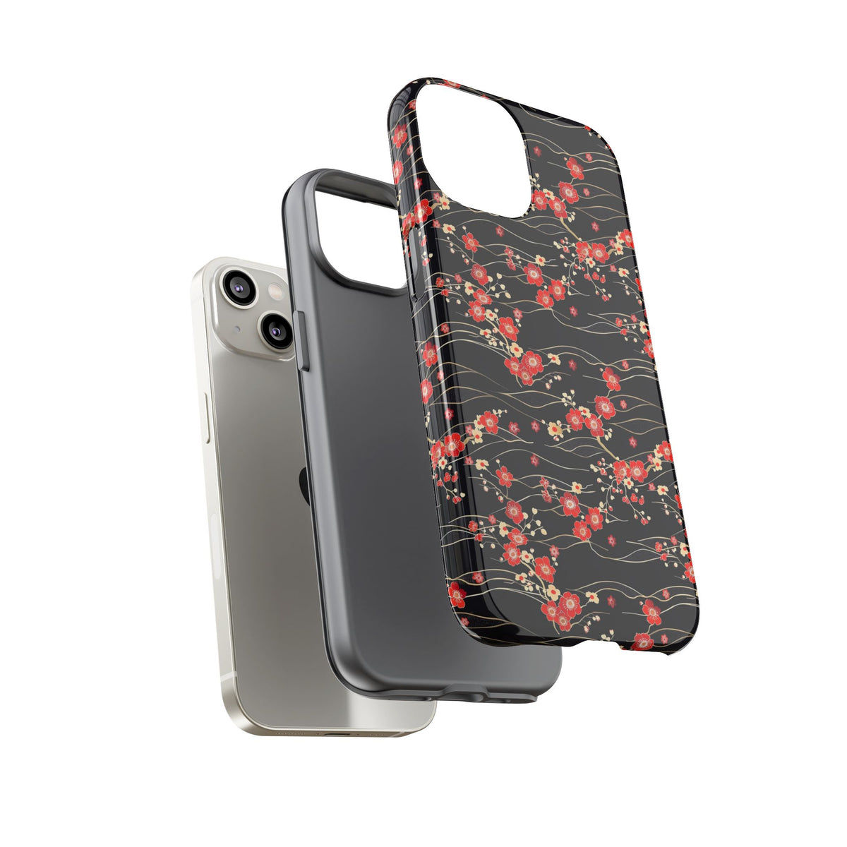 Japanese Pattern Phone Case – Elegant & Timeless Design for Your Phone 041