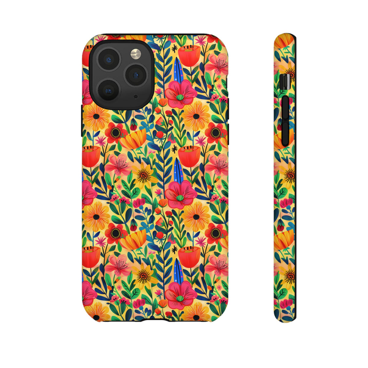 Frida Kahlo's Flower Phone Case – Artistic Elegance for Your Phone 7