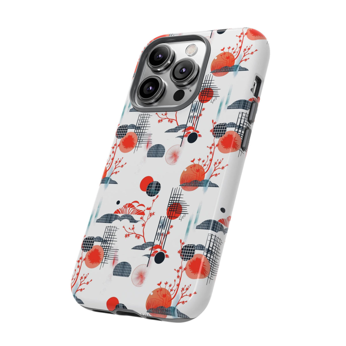 Japanese Pattern Phone Case – Elegant & Timeless Design for Your Phone 082