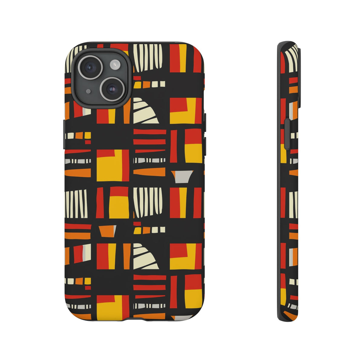 Stylish African Pattern Phone Case – Unique and Vibrant Protection 099