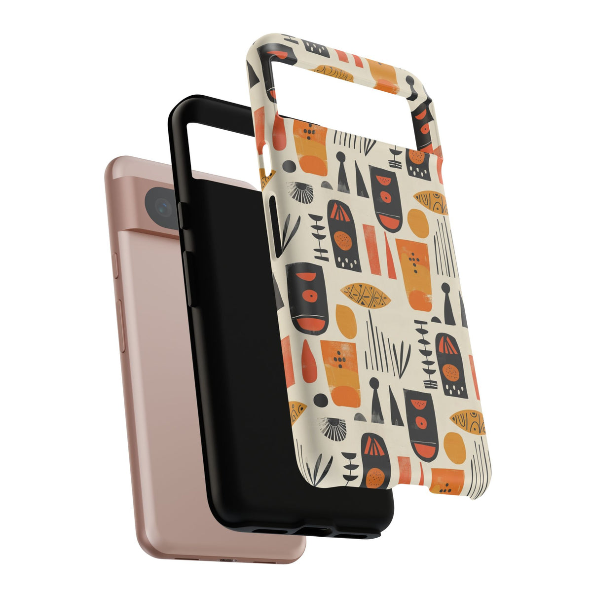 Stylish African Pattern Phone Case – Unique and Vibrant Protection 208