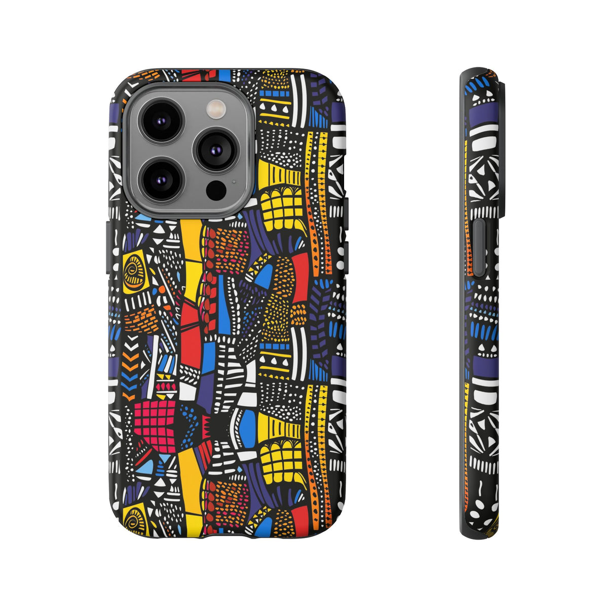 Stylish African Pattern Phone Case – Unique and Vibrant Protection 201