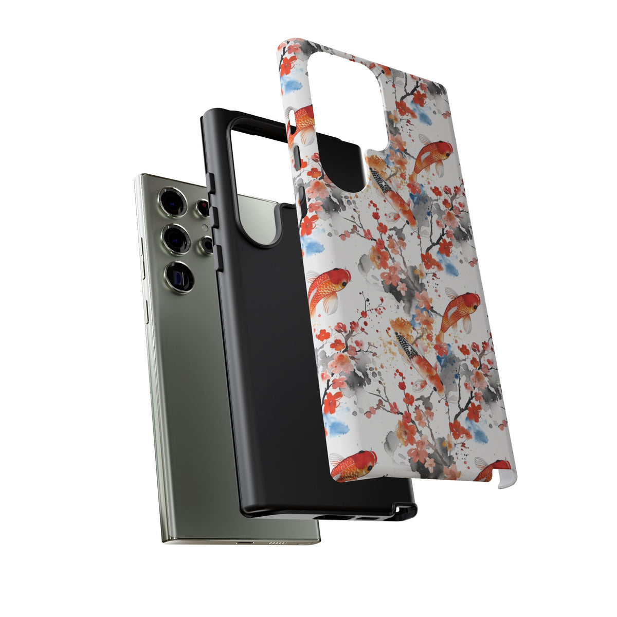 Japanese Pattern Phone Case – Elegant & Timeless Design for Your Phone 035