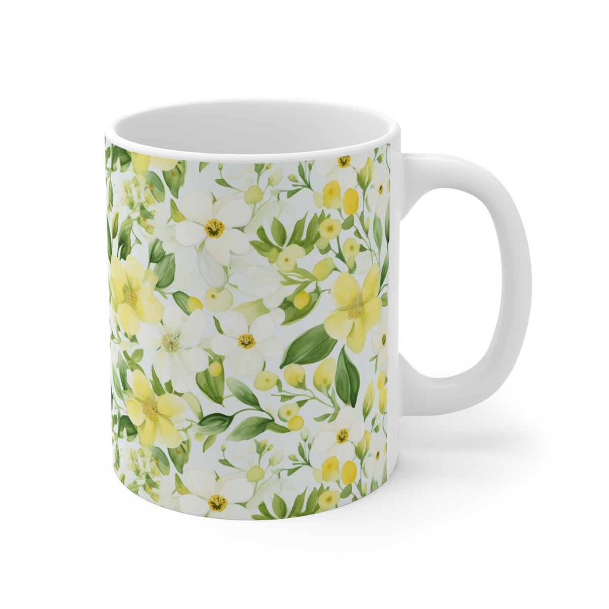 Various Watercolor Design All Over Coffee Mug – Unique Artistic Ceramic Coffee Cup 508