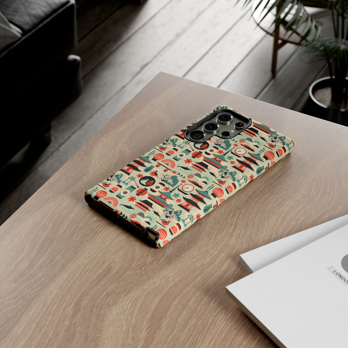 Japanese Pattern Phone Case – Elegant & Timeless Design for Your Phone 105