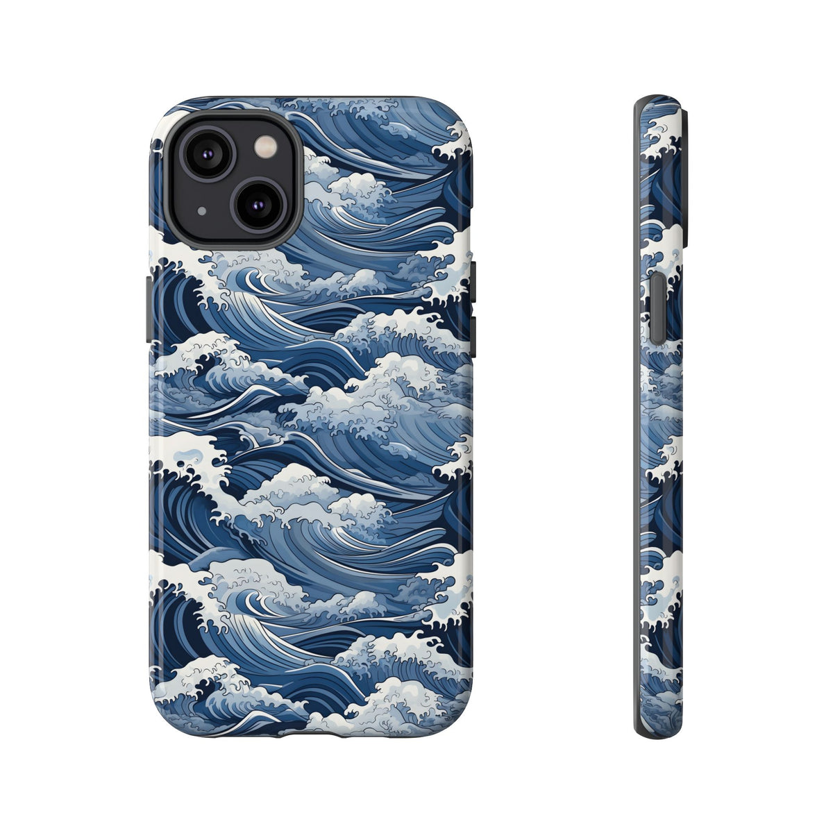 Japanese Waves Phone Case – Embrace Timeless Elegance with Classic Design