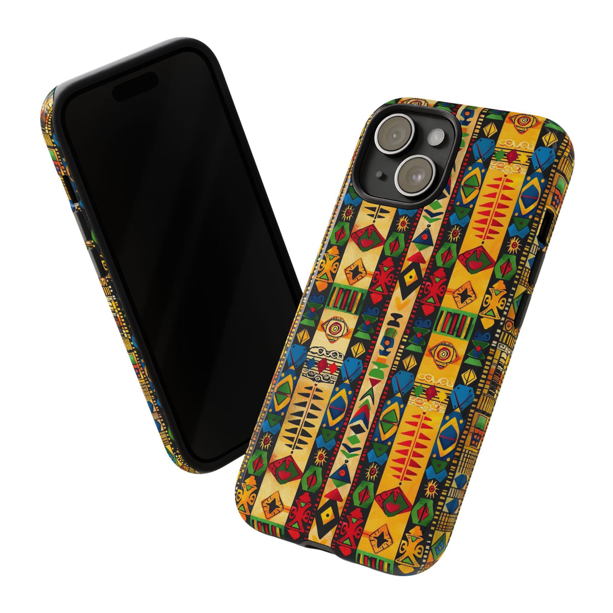 Stylish African Pattern Phone Case – Unique and Vibrant Protection 163