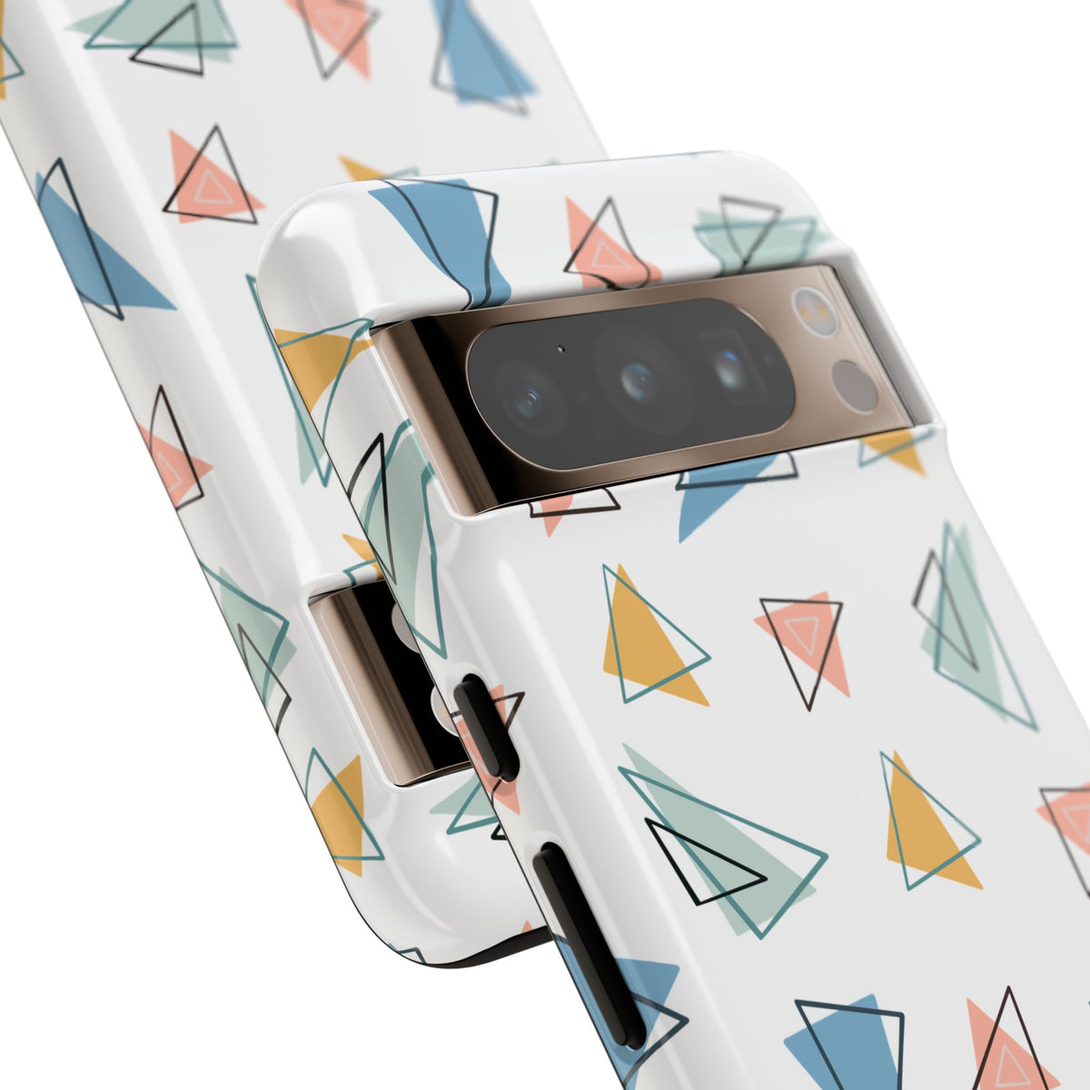 Triangle Pattern Phone Case – Modern & Durable Geometric Design