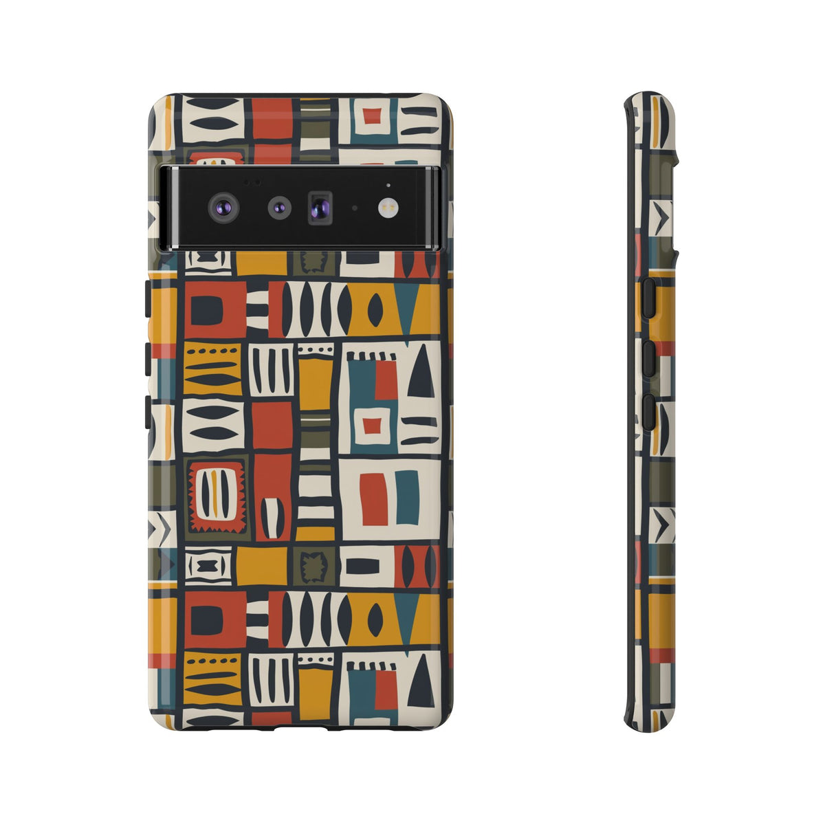 Stylish African Pattern Phone Case – Unique and Vibrant Protection 013