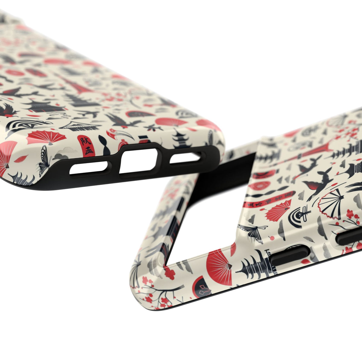 Japanese Pattern Phone Case – Elegant & Timeless Design for Your Phone 067