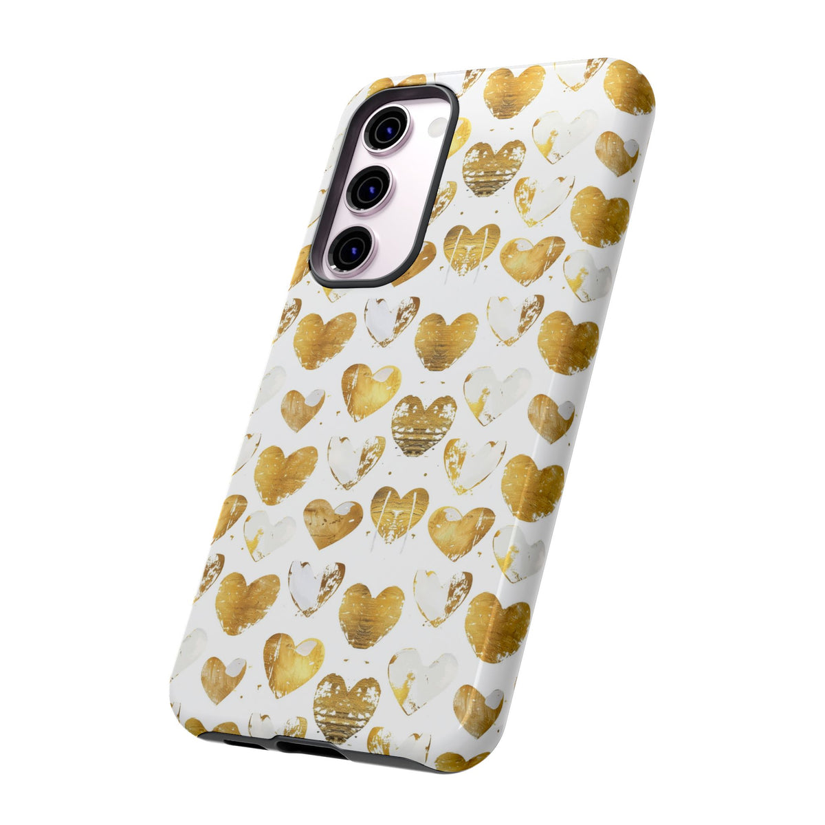 Heart Pattern Phone Case – Stylish & Loving Design for Your Device 369