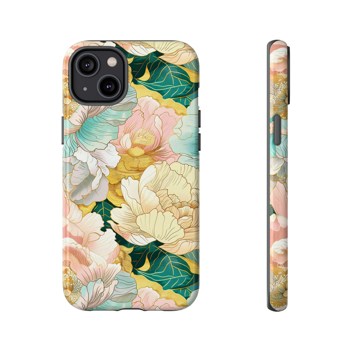 Japanese Blossom Asian Floral Design Phone Case – Elegant Floral Phone Cover