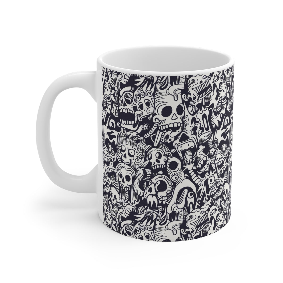 Artistic Doodle Coffee Mug - Sip with Imagination 315