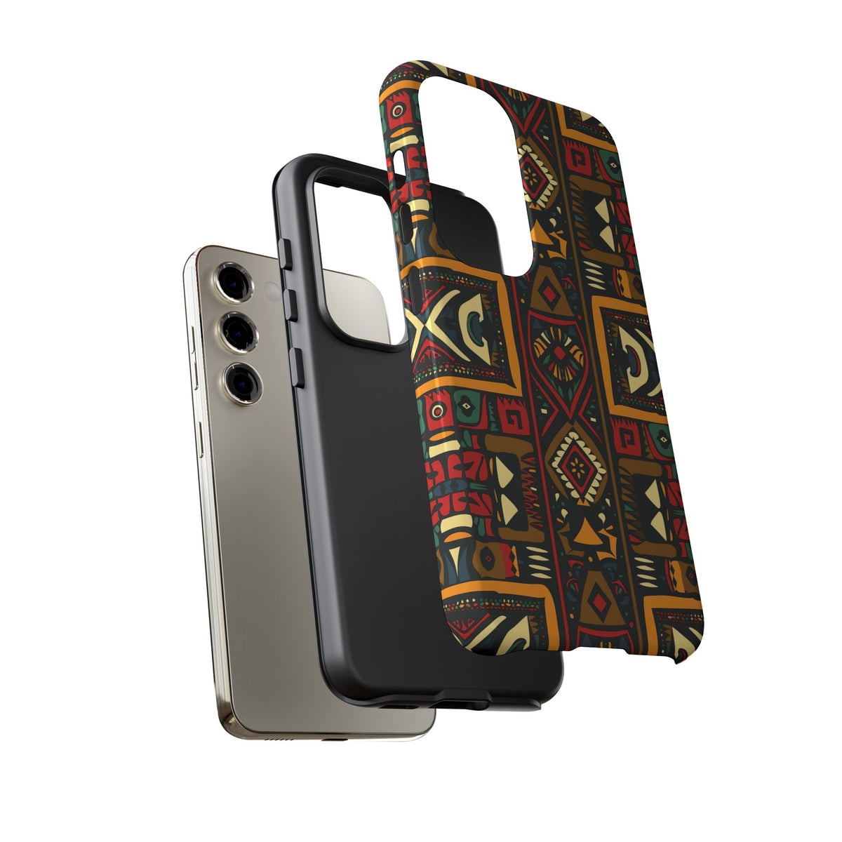 Stylish African Pattern Phone Case – Unique and Vibrant Protection 164