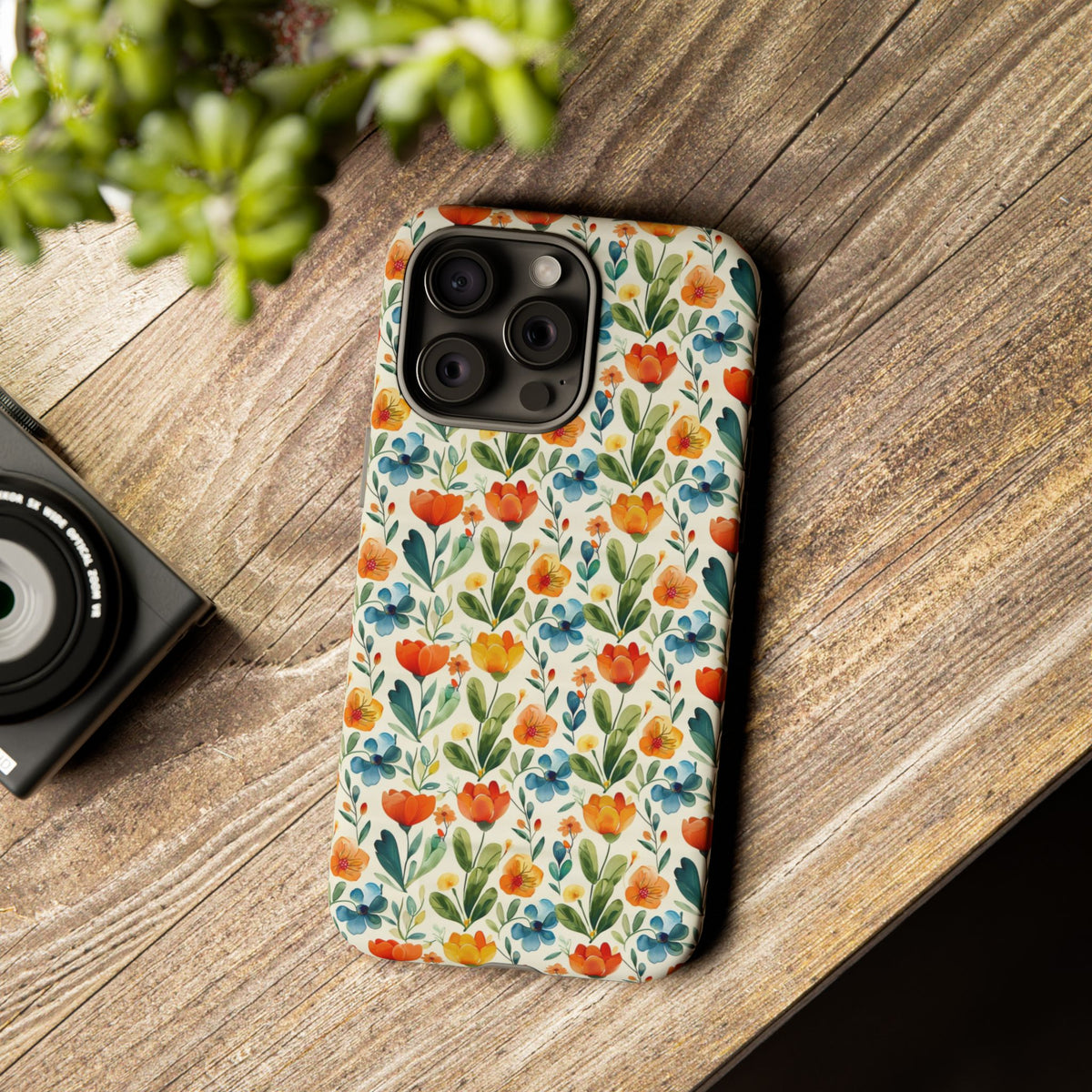 Spring Pattern Phone Case – Fresh & Vibrant Design for Your Phone 398