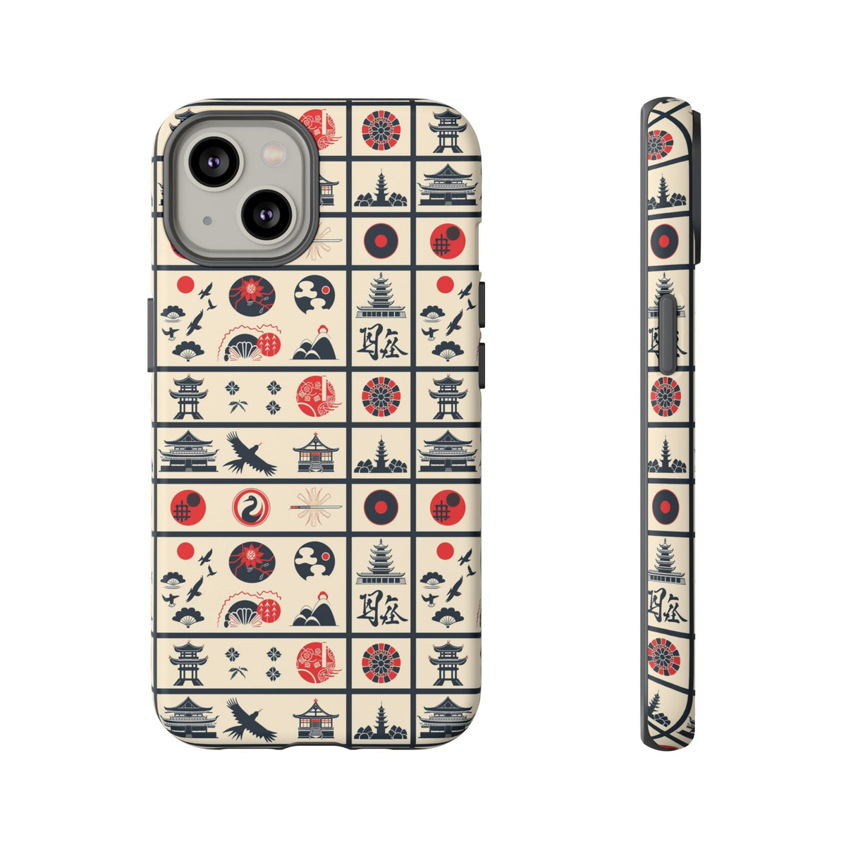 Japanese Pattern Phone Case – Elegant & Timeless Design for Your Phone 099