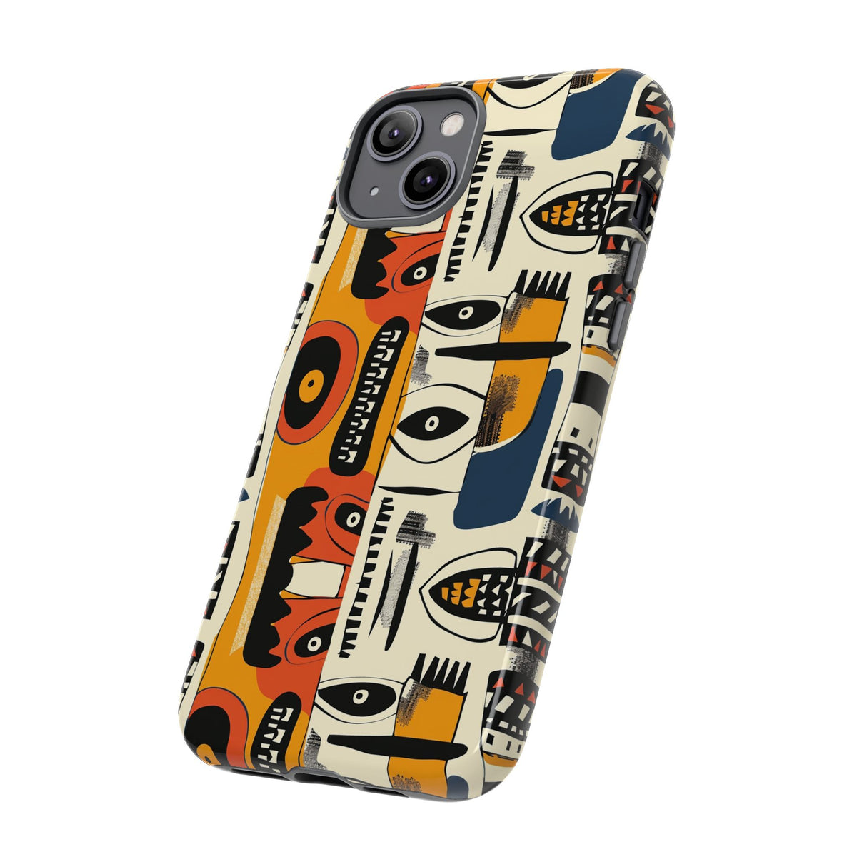 Stylish African Pattern Phone Case – Unique and Vibrant Protection 204