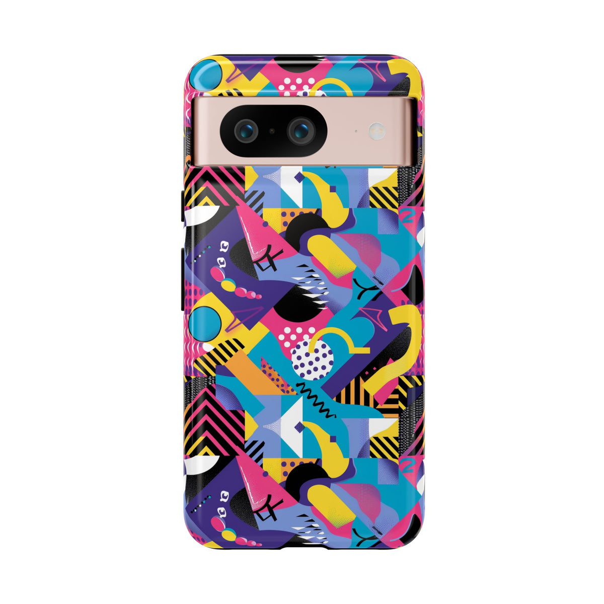 90s Themed Seamless Pattern Phone Case – Embrace Retro Style and Protection 303