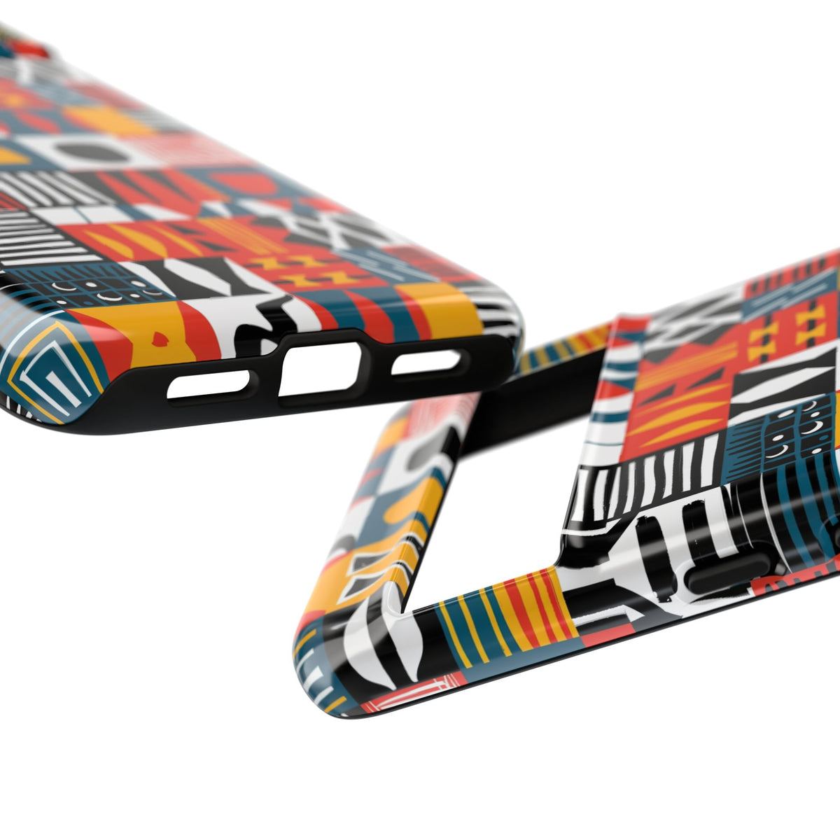 Stylish African Pattern Phone Case – Unique and Vibrant Protection 076