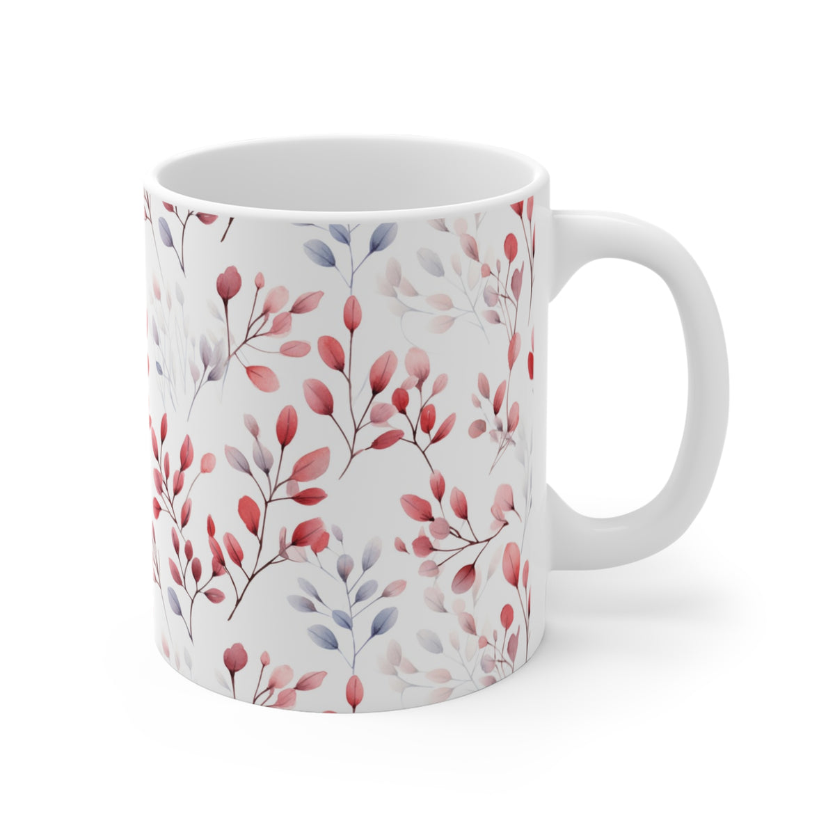 Various Watercolor Design All Over Coffee Mug – Unique Artistic Ceramic Coffee Cup 387