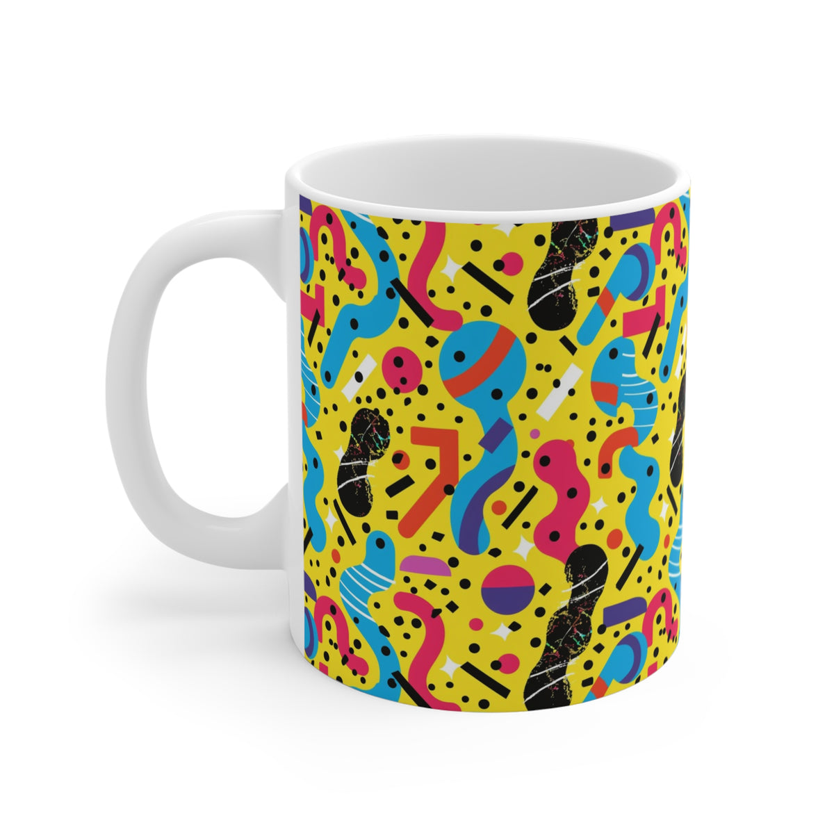 90s Retro Coffee Mug - Full Wrap Design 480